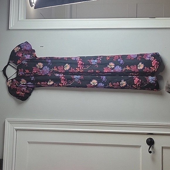 Reiss-Leni Floral Midi Dress-Size 2 - Picture 6 of 17